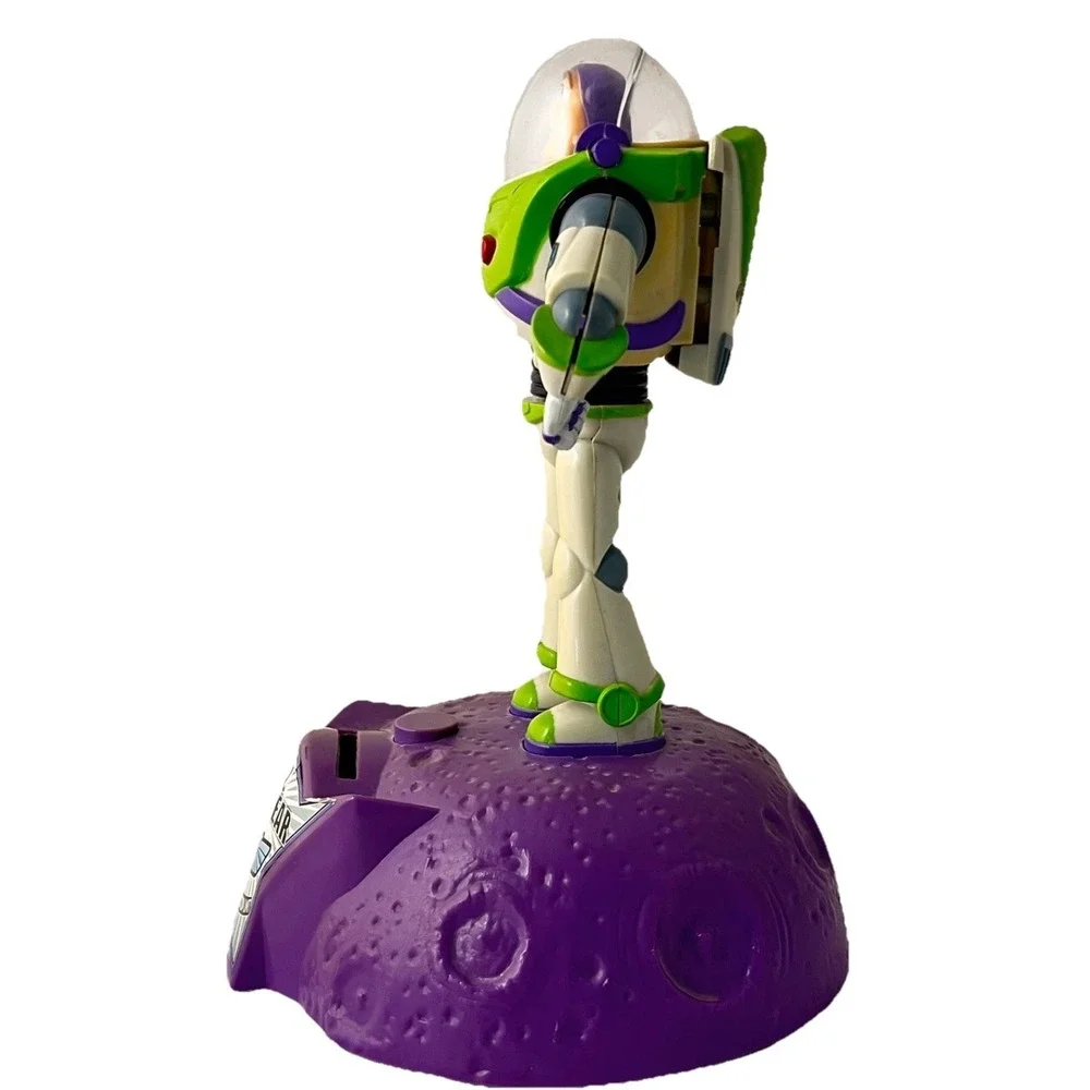 Disney Pixar Toy Story Buzz Lightyear Talking Coin Bank Works Thinkway Vintage